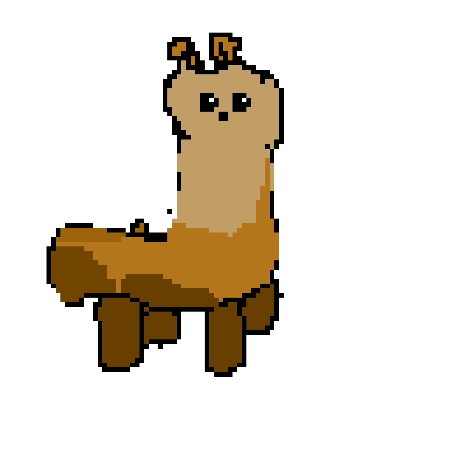 llamma pixel art